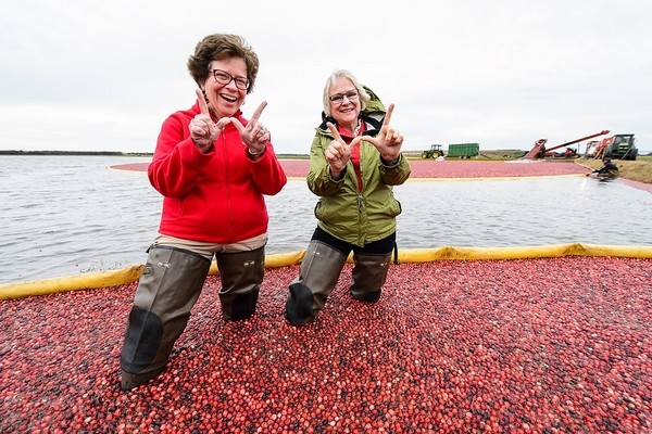 UW-Madison Chancellor Rebecca Blank, left, and Kate VandenBosch, dean of the College of Agricultural and Life Science