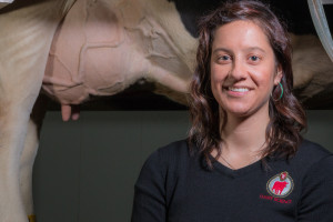 Laura Hernandez, dairy science, Photo by Sevie Kenyon