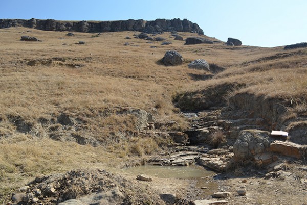 rocky hillside